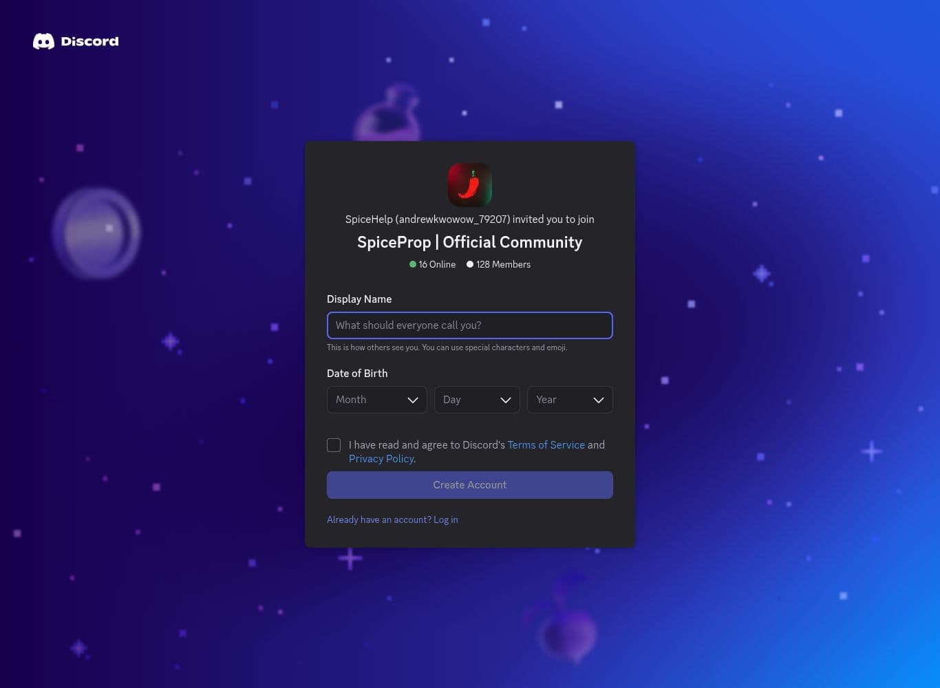 Official discord profile