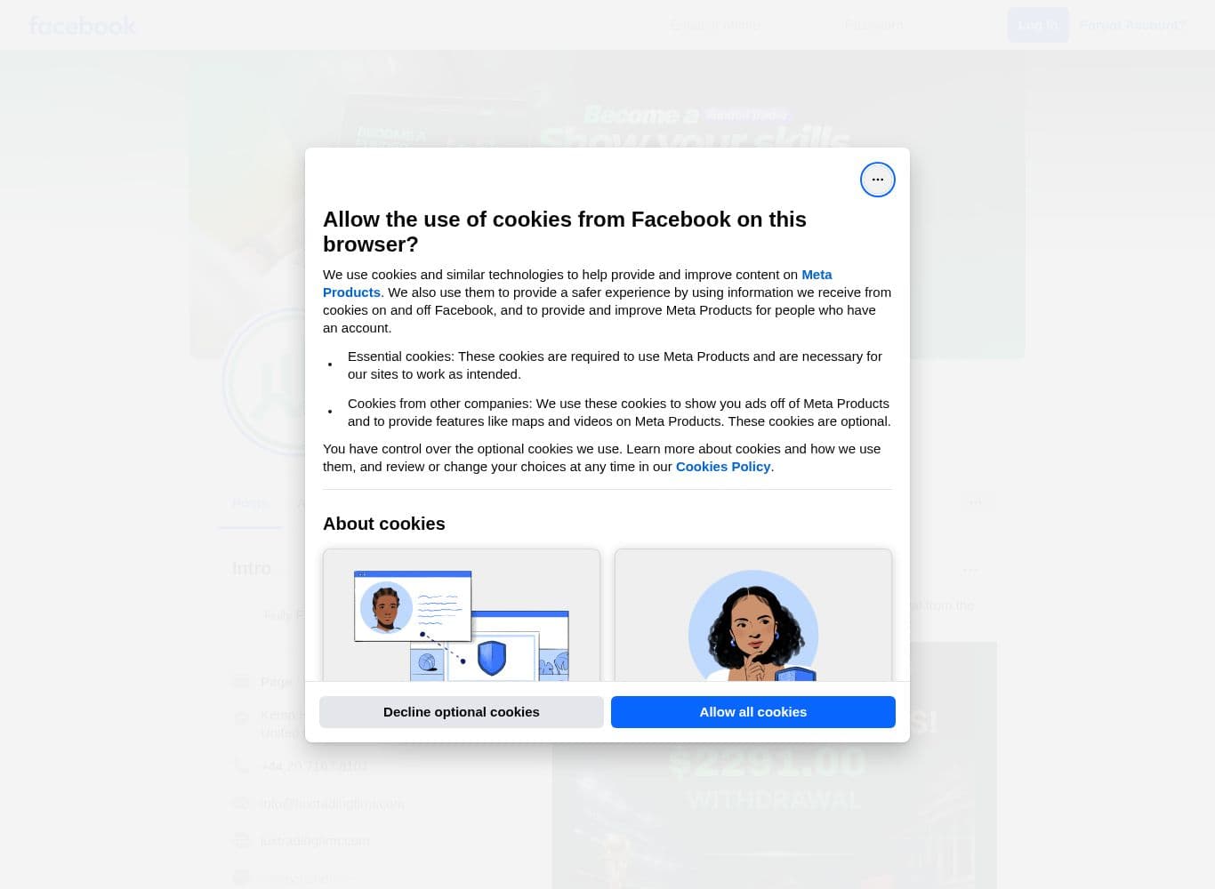 Official Lux Trading Firm Facebook page