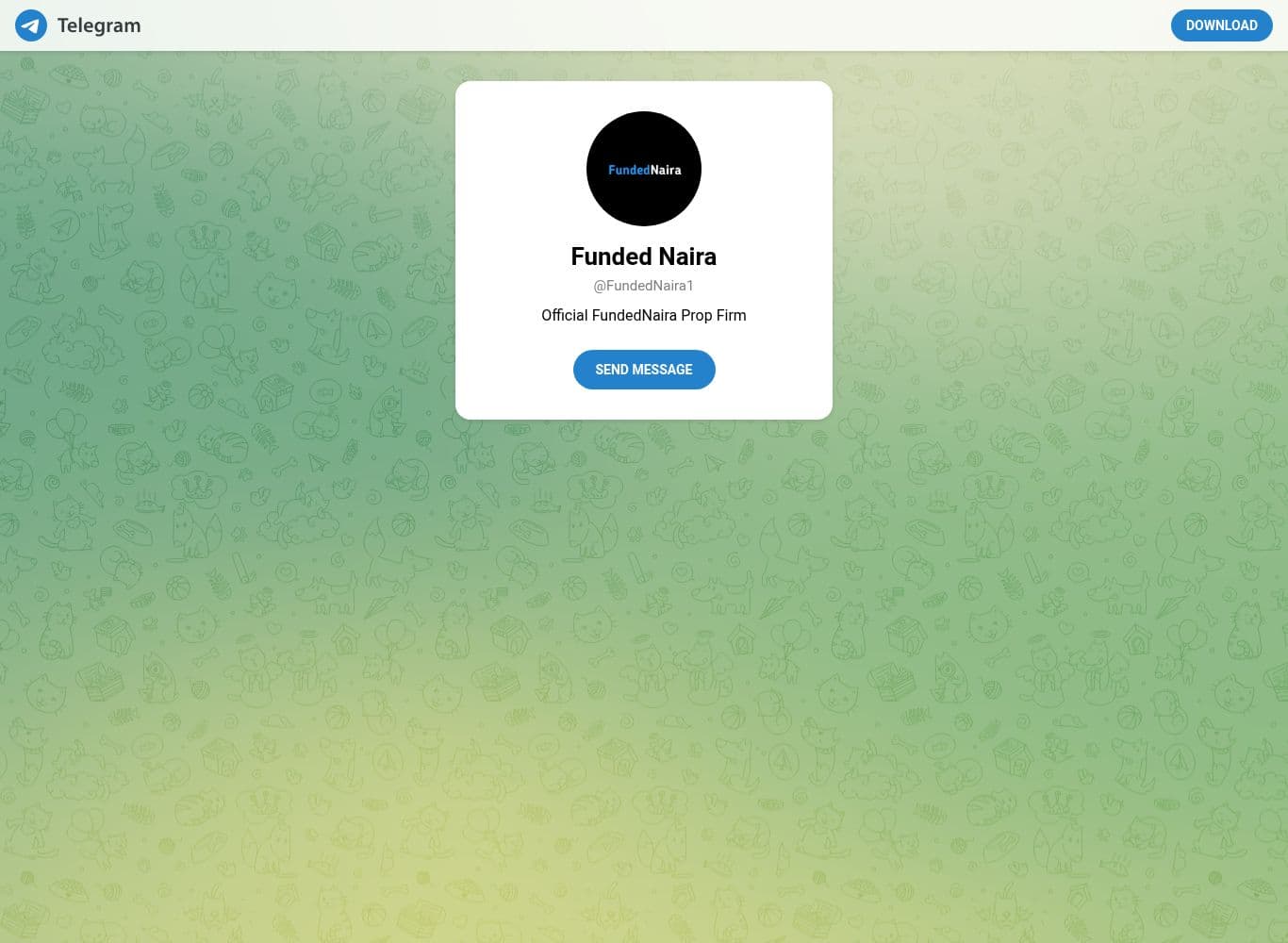 Official telegram profile