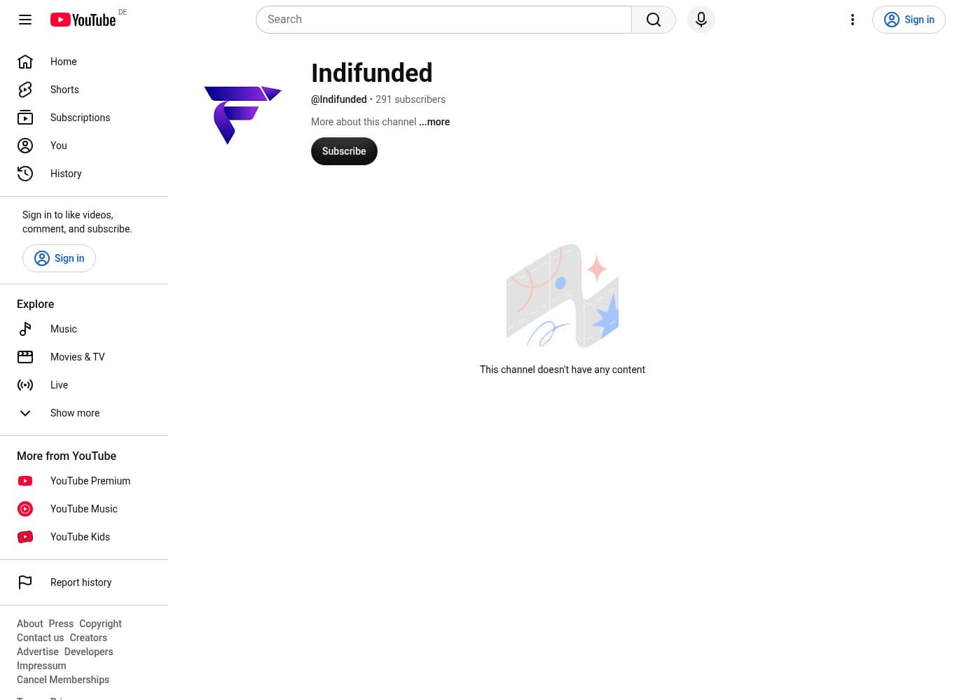 Official youtube profile