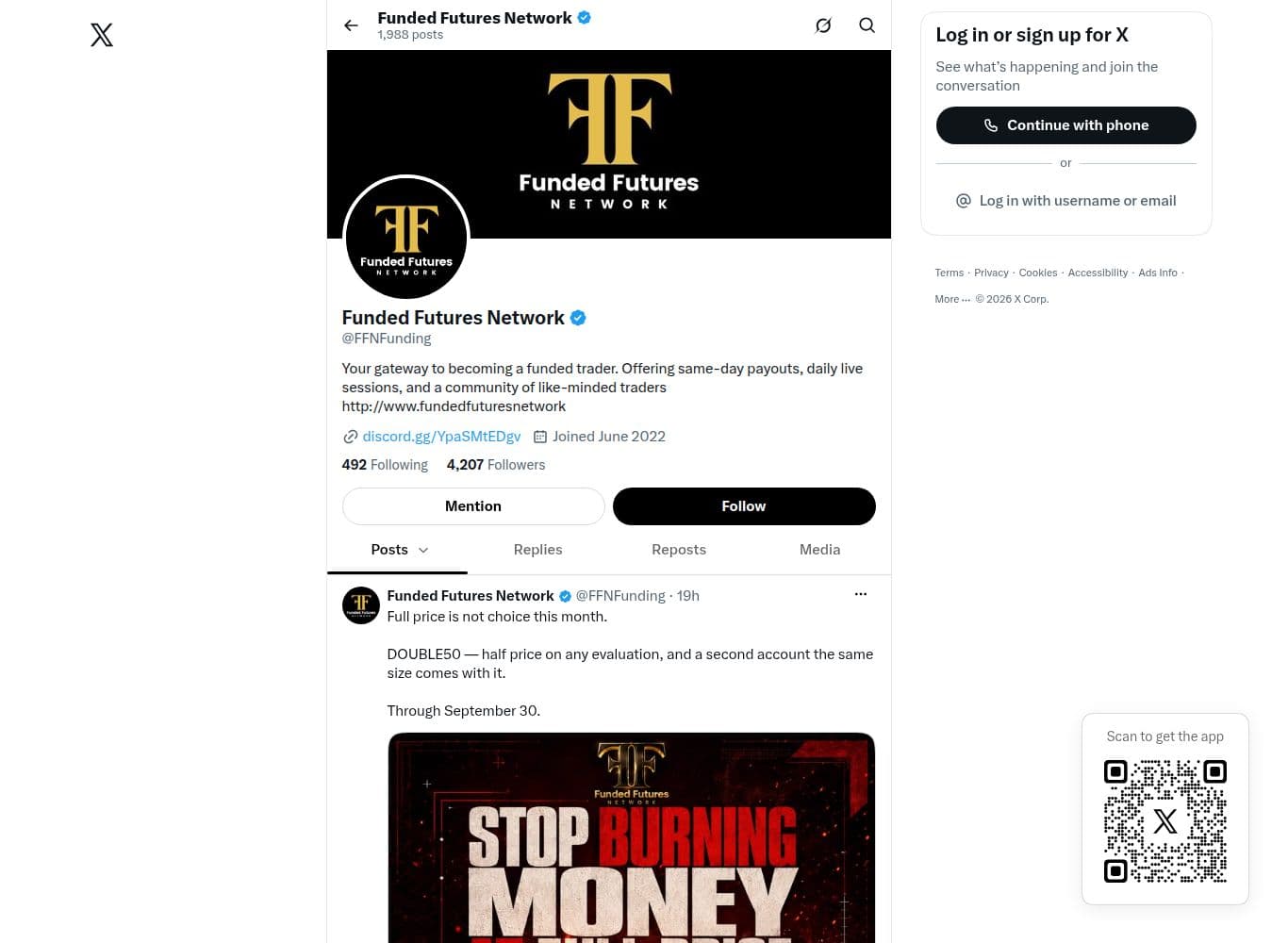 Official FFN account on X