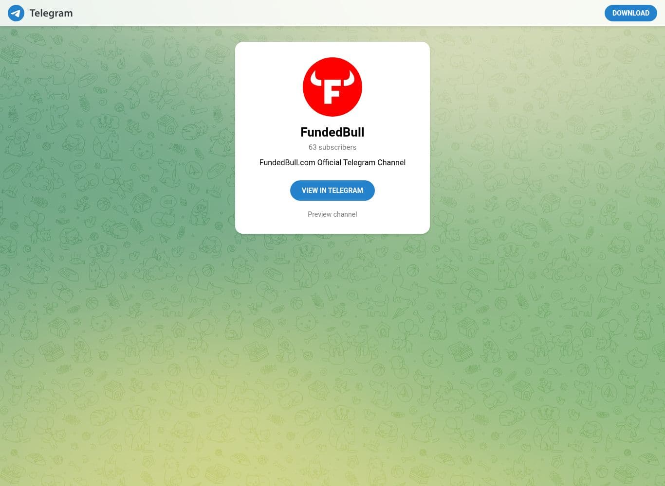 Official telegram profile