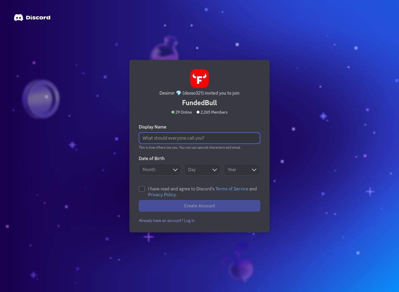 Official discord profile