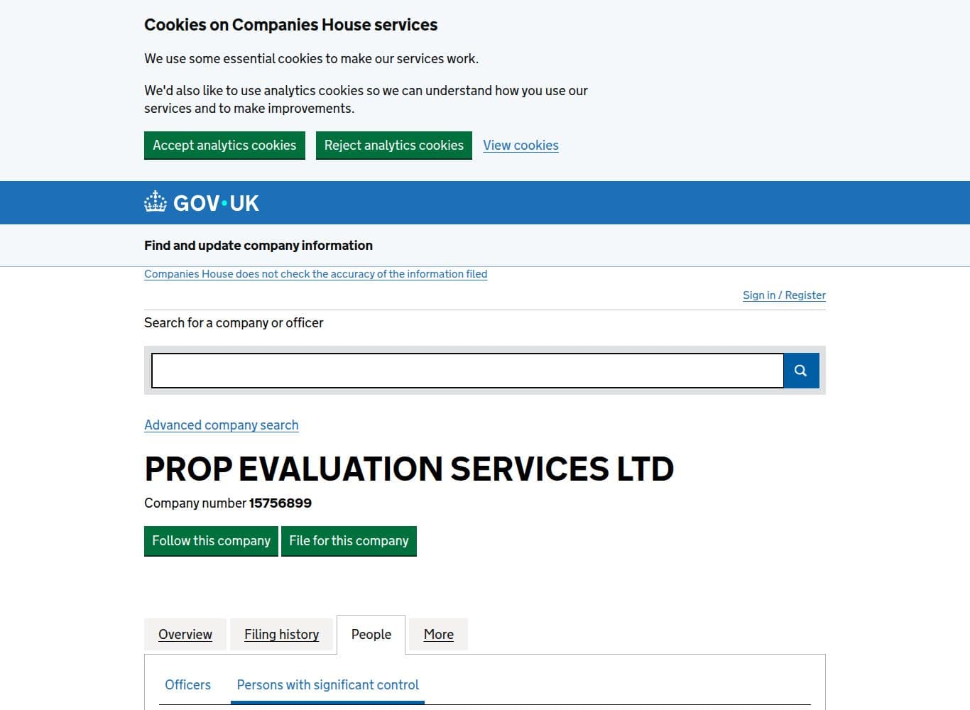 Companies House persons with significant control showing the September 2025 transfer of the 75% shareholding