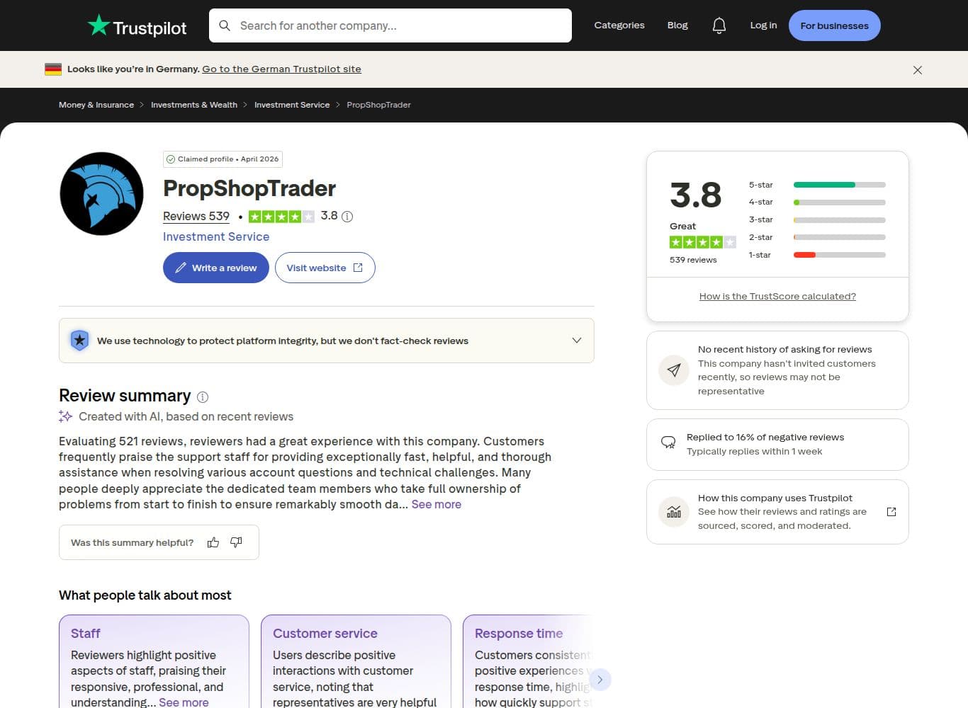 Recent one-star reviews describing payouts refused after benchmarks were reached