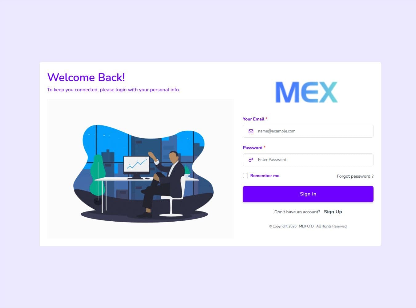 Homepage of mexcfd.com as we captured it