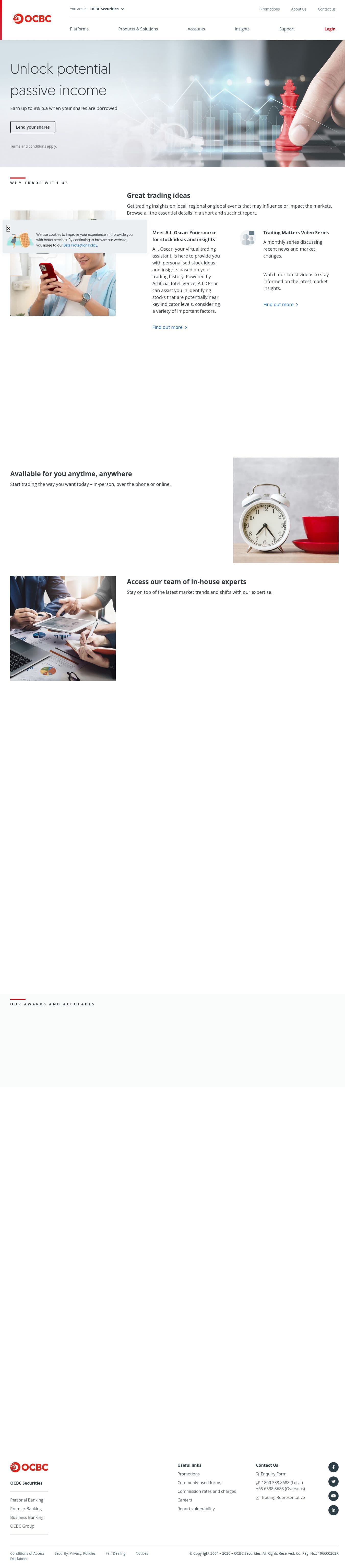 Homepage of iocbc.com as we captured it