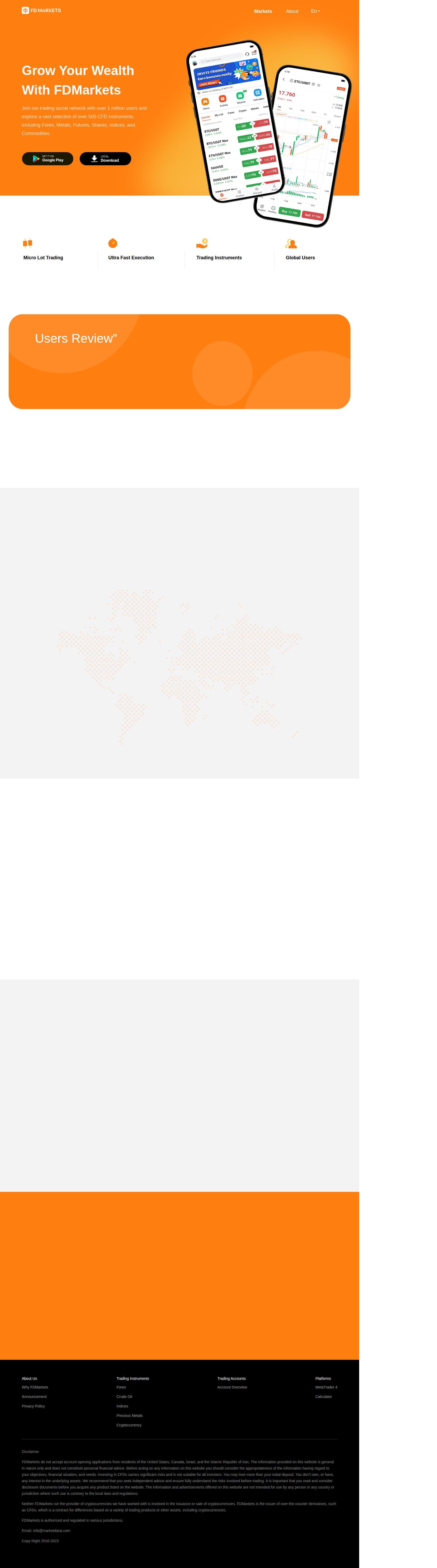Homepage of forexdana.com as we captured it