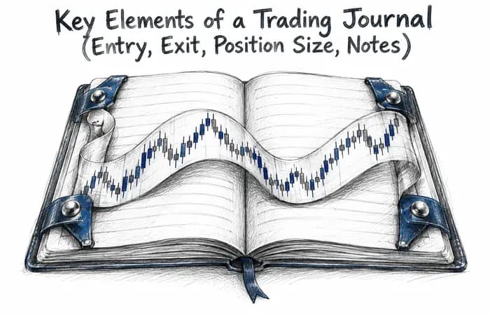 Key Elements of a Trading Journal (Entry, Exit, Position Size, Notes)