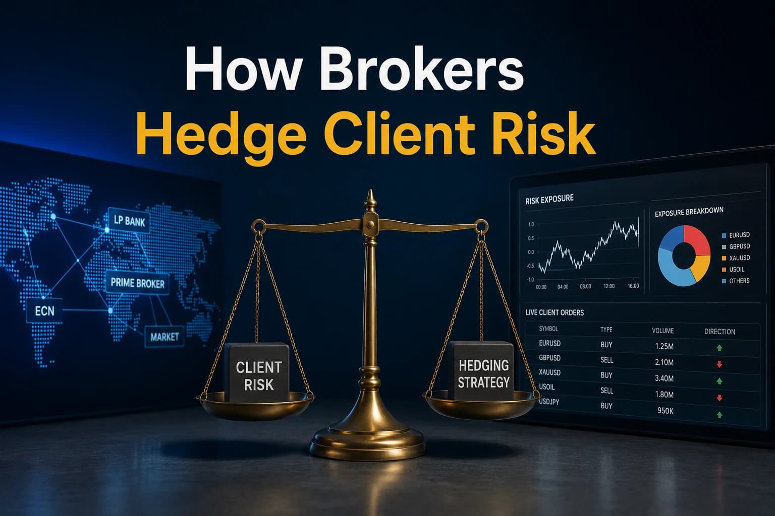 How Forex Brokers Hedge Client Risk