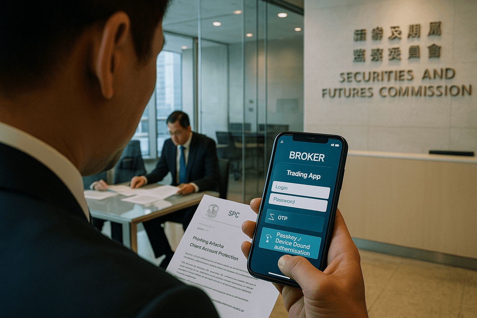 Hong Kong SFC orders brokers to end OTP logins amid phishing surge