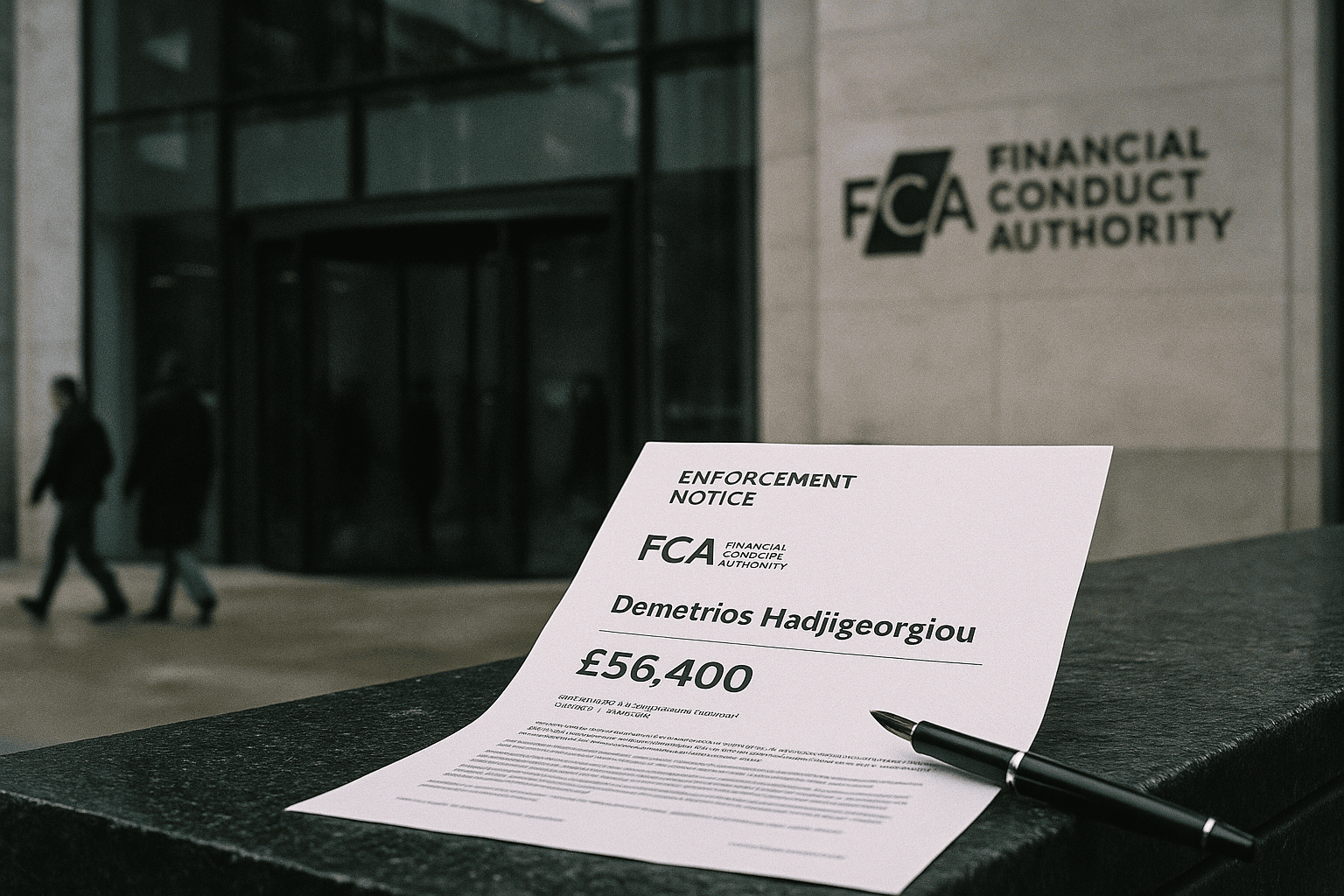 FCA fines and bans former SVS CEO Demetrios Hadjigeorgiou over customer losses